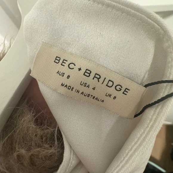 Brand New with tag！Bec & Bridge White The Dreamer Maxi Dress